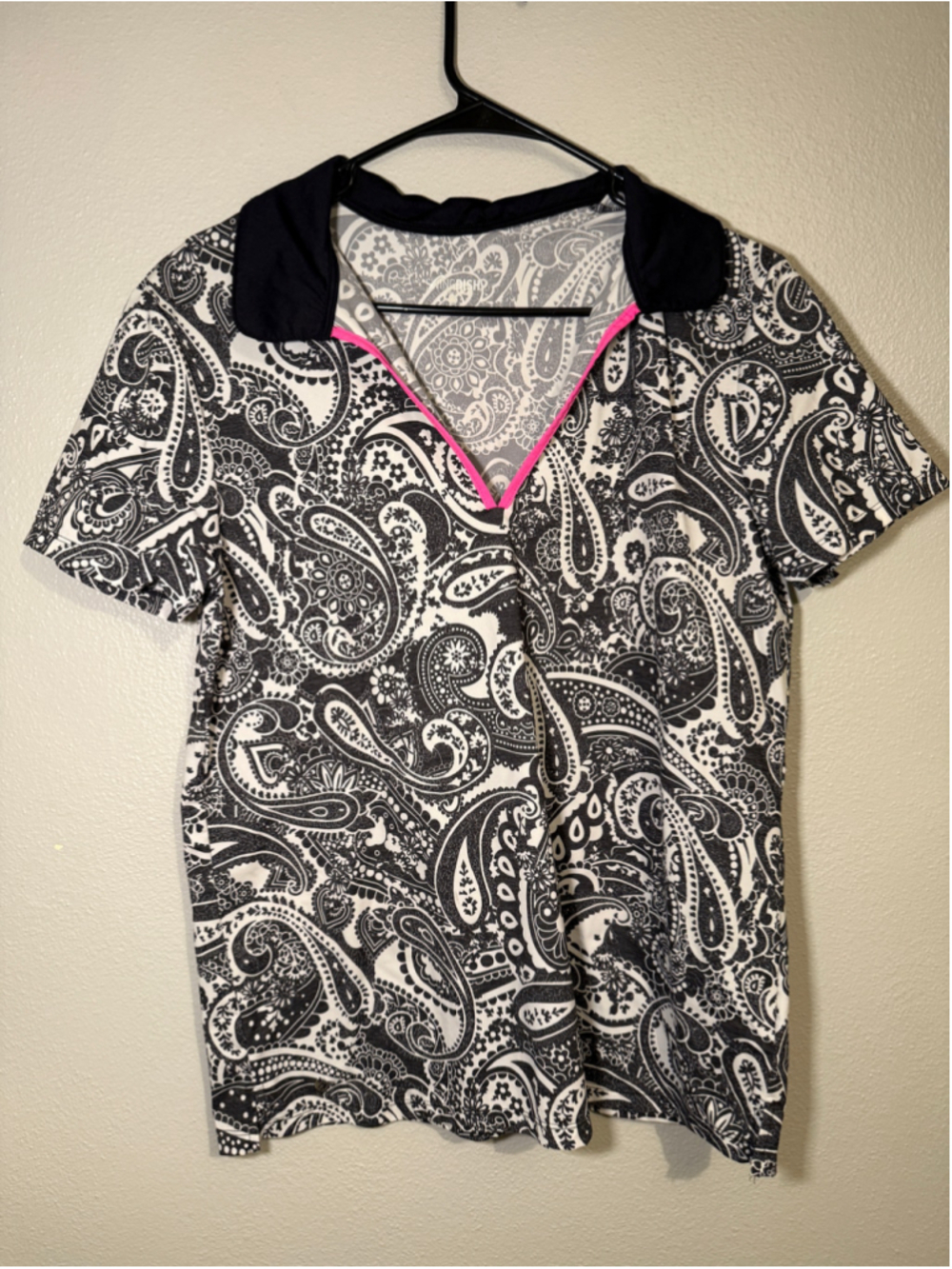 SwingDish Harper Paisley Golf Polo XL SPF 50 - Picture 2 of 4